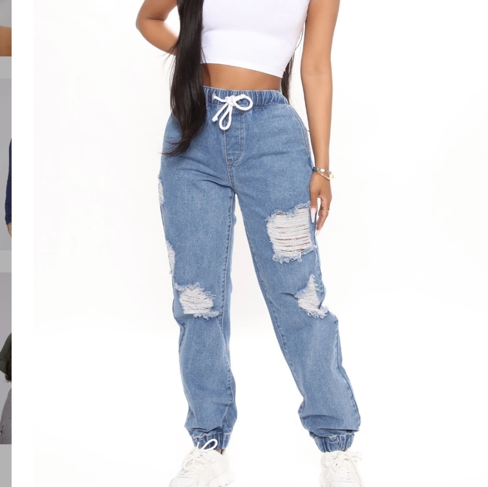Fashion nova Jean joggers